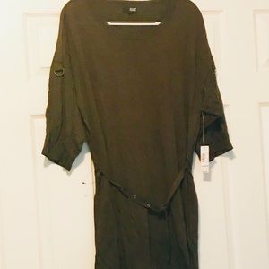 *NEW*a.n.a Avignon Green Belted Dress Sz XL